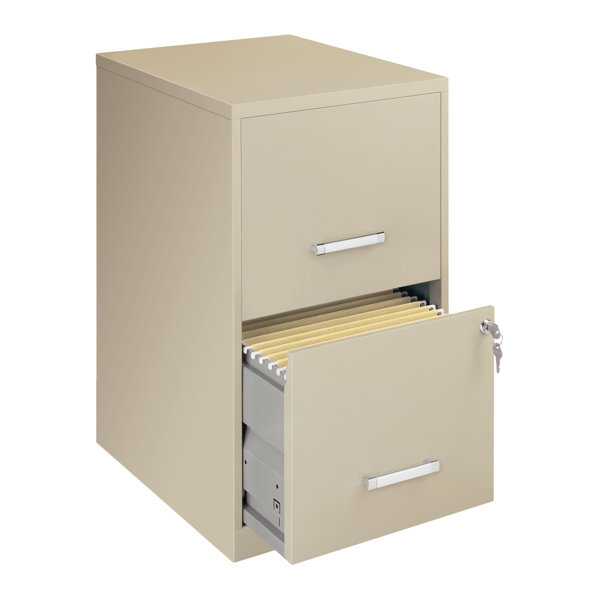 Wrought Studio Worton 14.25'' Wide 2 Drawer Steel Vertical Filing